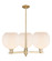 Arcadia Three Light Pendant in Champagne Bronze (405|7163CRCBG12110)