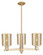 Arcadia Three Light Pendant in Champagne Bronze (405|7163CRCBG116)
