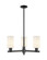 Arcadia Three Light Pendant in Matte Black (405|7163CRBKG801)