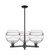 Arcadia Three Light Pendant in Matte Black (405|7163CRBKG55610CL)