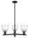 Arcadia Three Light Pendant in Matte Black (405|7163CRBKG442)