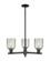 Arcadia Three Light Pendant in Matte Black (405|7163CRBKG259)