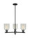 Arcadia Three Light Pendant in Matte Black (405|7163CRBKG2511)