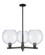 Arcadia Three Light Pendant in Matte Black (405|7163CRBKG12410)