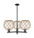Arcadia Three Light Pendant in Matte Black (405|7163CRBKG12210RB)