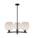 Arcadia Three Light Pendant in Matte Black (405|7163CRBKG1218RW)