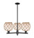 Arcadia Three Light Pendant in Matte Black (405|7163CRBKG1218RB)