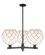 Arcadia Three Light Pendant in Matte Black (405|7163CRBKG12110RW)
