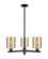 Arcadia Three Light Pendant in Matte Black (405|7163CRBKG116)