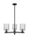 Arcadia Three Light Pendant in Matte Black (405|7163CRBKG112)