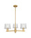 Arcadia Three Light Pendant in Brushed Brass (405|7163CRBBG402)