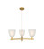 Arcadia Three Light Pendant in Brushed Brass (405|7163CRBBG381)