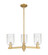 Arcadia Three Light Pendant in Brushed Brass (405|7163CRBBG342)