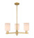Arcadia Three Light Pendant in Brushed Brass (405|7163CRBBG341)