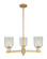 Arcadia Three Light Pendant in Brushed Brass (405|7163CRBBG2511)