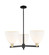 Arcadia Three Light Pendant in Black Antique Brass (405|7163CRBABGBD91)