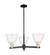 Arcadia Three Light Pendant in Black Antique Brass (405|7163CRBABGBD754)