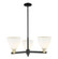 Arcadia Three Light Pendant in Black Antique Brass (405|7163CRBABGBD751)