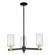 Arcadia Three Light Pendant in Black Antique Brass (405|7163CRBABG802)