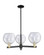Arcadia Three Light Pendant in Black Antique Brass (405|7163CRBABG1248)