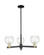Arcadia Three Light Pendant in Black Antique Brass (405|7163CRBABG1246)