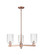 Arcadia Three Light Pendant in Antique Copper (405|7163CRACG342)