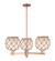 Arcadia Three Light Pendant in Antique Copper (405|7163CRACG1218RB)