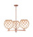 Arcadia Three Light Pendant in Antique Copper (405|7163CRACG12110RB)