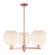 Arcadia Three Light Pendant in Antique Copper (405|7163CRACG12110)