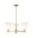 Arcadia Three Light Pendant in Antique Brass (405|7163CRABGBC81)