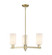 Arcadia Three Light Pendant in Antique Brass (405|7163CRABG801)