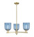 Arcadia Three Light Pendant in Antique Brass (405|7163CRABG5586BL)
