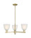 Arcadia Three Light Pendant in Antique Brass (405|7163CRABG381)