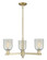 Arcadia Three Light Pendant in Antique Brass (405|7163CRABG2511)