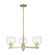 Arcadia Three Light Pendant in Antique Brass (405|7163CRABG1226)