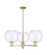 Arcadia Three Light Pendant in Antique Brass (405|7163CRABG12210)
