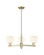 Arcadia Three Light Pendant in Antique Brass (405|7163CRABG12176WV)