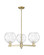 Arcadia Three Light Pendant in Antique Brass (405|7163CRABG12158)