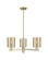Arcadia Three Light Pendant in Antique Brass (405|7163CRABG116)