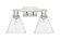 Arcadia Two Light Bath Vanity in Brushed Satin Nickel (405|7162WSNGBC84)