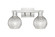 Arcadia Two Light Bath Vanity in Brushed Satin Nickel (405|7162WSNG122C6CL)