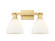 Arcadia Two Light Bath Vanity in Satin Gold (405|7162WSGGBD751)
