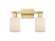 Arcadia Two Light Bath Vanity in Satin Gold (405|7162WSGG341)