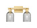 Arcadia Two Light Bath Vanity in Satin Gold (405|7162WSGG257)