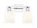 Arcadia Two Light Bath Vanity in Polished Chrome (405|7162WPCG5586GWH)