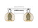 Arcadia Two Light Bath Vanity in Polished Chrome (405|7162WPCG1286)