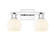 Arcadia Two Light Bath Vanity in Polished Chrome (405|7162WPCG12176WV)