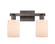 Arcadia Two Light Bath Vanity in Oil Rubbed Bronze (405|7162WOBG341)