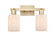 Arcadia Two Light Bath Vanity in Champagne Bronze (405|7162WCBG341)