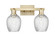 Arcadia Two Light Bath Vanity in Champagne Bronze (405|7162WCBG292)